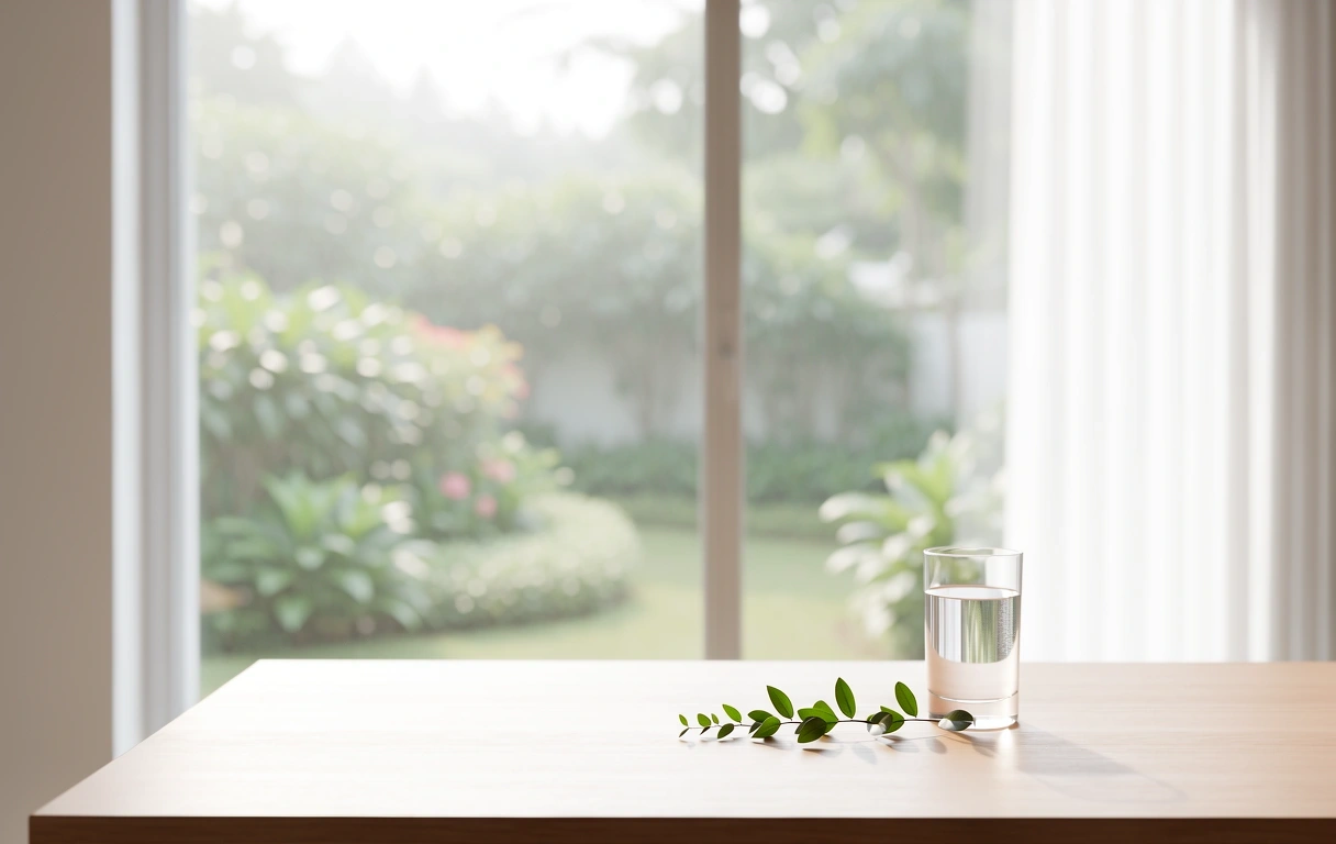 Serene natural lighting for visual comfort